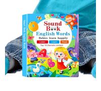 Livres Parlants - Jouets Livres à Sons pour Bébés,Jouets Électroniques avec Jeux Parlants Sensoriels pour Apprendre à Lire et Parler