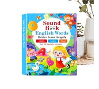 Livres Parlants,Livres Sonores d'apprentissage pour Tout-Petits - Jeux Éducatifs Parlants pour Lecture Éveil Vocabulaire