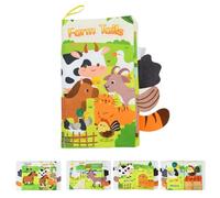 Livres pour bébés Touch and Feel,Livres froissés pour bébés | Livre pour bébés Tails Livres sensoriels mignons pour bébés - Jouets d'apprentissage préscolaire créatifs, livres interactifs pour tout-pe
