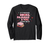 Livres Pyjamas Cute Book Lover Saint-Valentin Bookworm Girly Manche Longue
