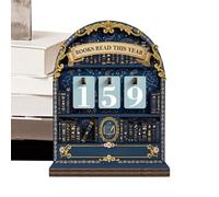 Livres Read This Year Counter, Panneau De Contrôle De Lectures, Compteur De Livres Lus Cette Année, Pour Lire Des Objectifs Jusqu'à 999 De Livre, De Lecture Pour Coin D'Étude,Domicile,Lieu De Travail