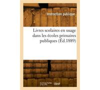 Livres scolaires en usage dans les écoles primaires publiques