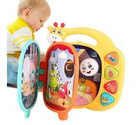 Livres Sonores, Jouet Sensoriel avec Sons et Lumières, Jouets Musicaux d'Éveil Sensoriel, pour Garçons Filles Préscolaire Garderies Voiture Maison Voyage École à la Maison Maternelle Anniversaire