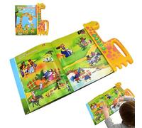 Livres sonores - Papier enduit éducatif russe, 11,02 x 10,04 pouces | Apprentissage des langues parlantes, jouets interactifs, exercices de lecture, activité des enfants | Apprentissage à la maison