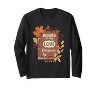 Livres sont mon amour langage amoureux de la lecture cadeaux pour hommes femmes Manche Longue