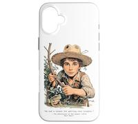 Livres vintage pour enfants « Les aventures de Tom Sawyer » 1876 Coque pour iPhone 16 Plus