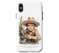 Livres vintage pour enfants « Les aventures de Tom Sawyer » 1876 Coque pour iPhone X/XS