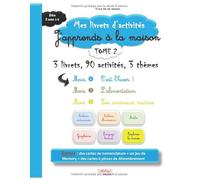 Livret d'activités "J'apprends à la maison", TOME 2, dès 2 ans 1/2