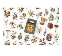 Livret d'autocollants, autocollants décoratifs artistiques pour scrapbooking, journal, loisirs créatifs, album, bullet journal, journal botanique, autocollant