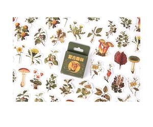 Livret d'autocollants, autocollants décoratifs artistiques pour scrapbooking, journal, loisirs créatifs, album, bullet journal, journal botanique, autocollant