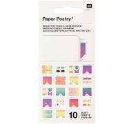 Livret D'autocollants 'rico Design - Paper Poetry' Onglets Arc-En-Ciel