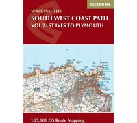 Livret de cartes du sentier de la côte sud-ouest - Vol 2 : de St Ives à Plymouth