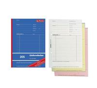 Herlitz 883546 Livre de livraison A5 205 3 x 40 feuilles, autocopiant