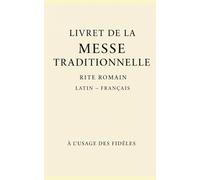 LIVRET DE MESSE TRADITIONNELLE