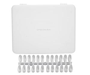 Livret de présentation des pointes d’ongles, tableau d’affichage des couleurs de vernis à ongles avec 120 cases, livre de cartes de couleur en ABS pour un assortiment précis des