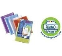 Livret de présentation ELBA POLYVISION, 100 pochettes DIN A4, en PP, 0,7 mm, transparent, avec pochette transparente sur le dessus