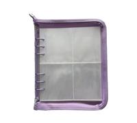 Livret de rangement transparent pour bijoux, boucles d'oreilles, colliers, bagues