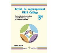 Livret de Regroupement Ulis College 3e