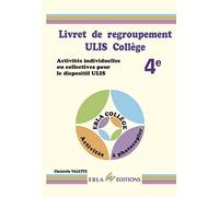 Livret de Regroupement Ulis College 4e