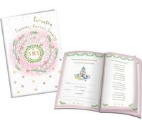 Livret de souvenirs de communion A5. Rose colombe