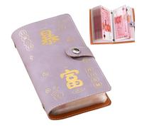 Livret d'économie d'argent 2025 de grande capacité, 50 feuilles, plusieurs compartiments, système de gestion financière, organisateur de trésorerie pour budgétisation, suivi des dépenses, 17,8 x 11,2