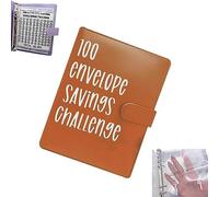 livret economie 100 envelope,livre economie argent,100 Envelope Challenge Binder,easy and Fun Way To Save $ 5,050,budget Binder,savings Binder,100 Envelope Saving Challenge Binder Easy and Fun Way To