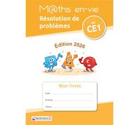 Christophe Gilger – Résolution de problèmes au CE1 (M@ths en-vie) – Livret élève – Éd. 2026 broché