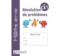 Laëtitia Vautrin – Résolution de problèmes au CE1 M@ths en-vie – Livret élève – Broché