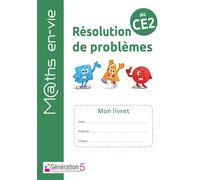 Livret élève - Enseigner la résolution de problèmes au CE2 - Maths en-vie - Laëtitia Vautrin - Generation 5 Eds - broché - Scolaire / Universitaire