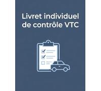 Livret Individuel de Contrôle : Du conducteur pour les transports routiers de voyageurs et de marchandises - Registre de suivi d'activités et d'heures - Conforme Arrêté du 20 Juillet 1998