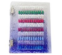 Livret Magnétique D'échantillons D'ongles 120/180/240 Couleurs D'ongles, Présentoir À Pointes Magnétiques Séparables, Présentoir For Salon De Nail Art, Livret De Présentation Facile À Visualiser Et À
