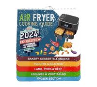 Livret Magnétique Pour Friteuse À Air, Tableau Des Temps De Cuisson Pour Friteuse À Air,Guide De Cuisson Pour Friteuse À Air Magnétique Avec Cintre | Affichage Des Températures Et Des Temps De Cuisson