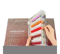 Livret Ongles Classeur Magnétique Rangement pour Capsules