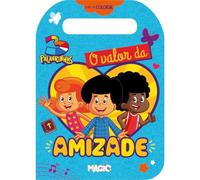 livro de colorir infantil carregue me 3 palavrinhas o valor da amizade