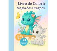Livro de Colorir Magia dos Dragoes