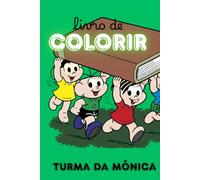 livro de colorir Turma da Mônica com 24 desenhos