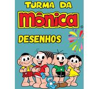 Livro para colorir turma da mônica