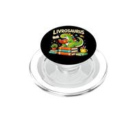 Livrosaurus Dinosaure Lecture Enfant Cadeau Lecteur Dino PopSockets PopGrip pour MagSafe