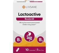 Livsane Lactoactive Boulardii 398mg 10 Capsules