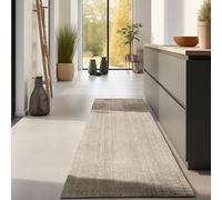 LIVUM Tapis Nature Jute Bouclé, Tapis Naturel Style Rustique et Boheme, Poils en Jute, Boucles Subtils (Blanc Ivoire, 80x200cm)