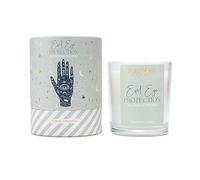LivuX Bougie Parfumée Mauvais Œil Protection - Bougie en cire de soja 120 g - Aux huiles essentielles - 20 h de durée de combustion - 7x8 cm - Boîte cadeau - Mystique & Énergie 1392