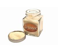 LivuX Gomme arabique dans un verre - Résine d'acacia naturelle - 20 g - Pour encens, fabrication d'encre et cosmétiques naturels - 1316