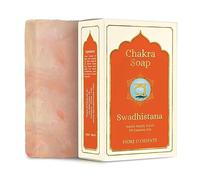LivuX Savon Chakra Swadhistana - 2ème Chakra Sacré Chakra - Savon naturel fait main à l'orange et à la cannelle - 70 g - Vegan & Mélangé à froid - Équilibre & Hydratant 1277