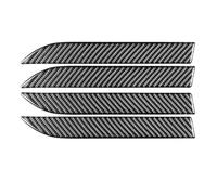 LIVZFRLZ Pour Tesla Model X 2014-2022 Fibre Carbone Extérieur Poignée Porte Panneau Couverture Garniture Voiture Autocollant Décoration Accessoires