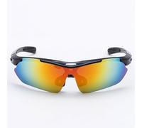 Liwankaqi Lunettes de soleil tactiques avec 5 verres interchangeables pour homme et femme