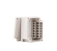 liwei Store Boîte de jonction industrielle étanche IP67 pour boîtier électronique extérieur, boîte de jonction de distribution électrique, boîte de raccordement électrique(GD-6P)