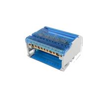 liwei Store Bornier sur rail DIN 207/211/215/407/411/415/2X7/4X7, bloc de distribution à vis pour câbles électriques, boîte de jonction d'alimentation(JH8411)