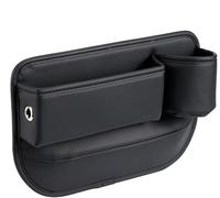 Liweibin Organiseur Latéral pour Siège de Voiture pour Dacia Duster 2.Gen 1.Gen HM HS 2017-2025, Fentes de Siège de Voiture Boîte de Rangement Poches latérales