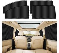 Liweibin Pare-Soleil Vitre de Voiture pour Ford B Max C Max S Max KA Edge Mustang Explorer, Rideaux Pare-Soleil Réglables pour Vitres Latérales Nuance de Soleil latérale