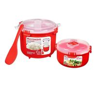 LIWI-micro-ondes, cuiseur vapeur pour le riz (2,6 l) et micro-ondes, récipient rond pour aliments (915 ml) | Sans bisphénol A[61]